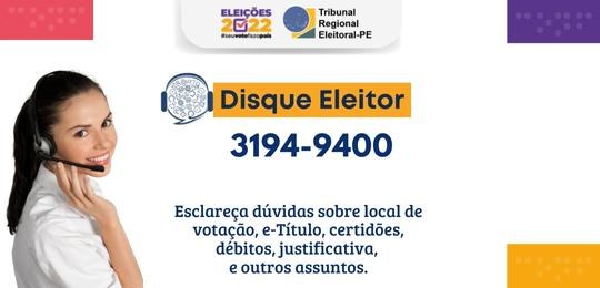 Disque Eleitor amplia horário de atendimento