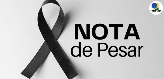 Nota de pesar - deputado José Patriota